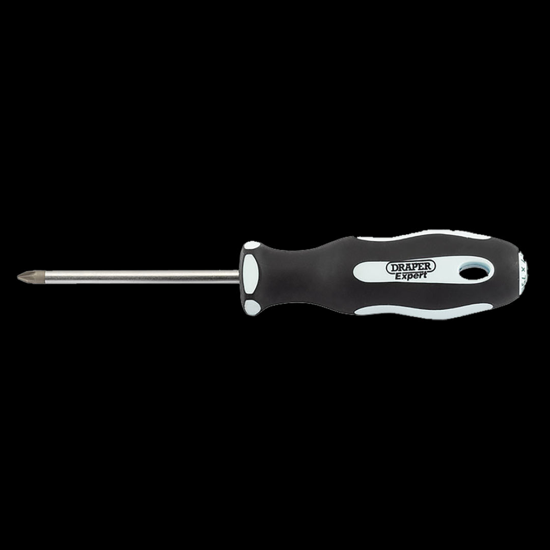 DRAPER Ergo Screwdriver (75mm x PZ1) featuring a soft-grip handle, precision blades, and durable design for versatile tasks.