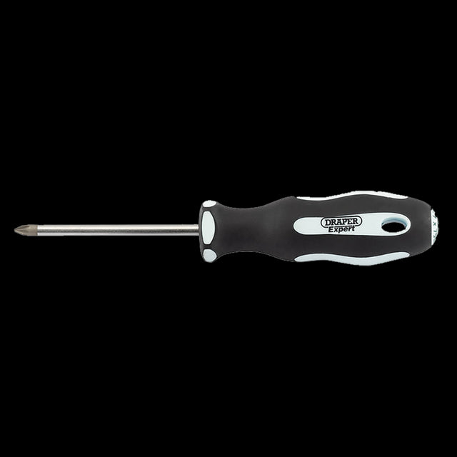 DRAPER Ergo Screwdriver (75mm x PZ1) featuring a soft-grip handle, precision blades, and durable design for versatile tasks.