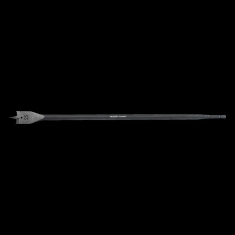 DRAPER Extra Long Flat Bit (405 x 25mm) designed for precise, deep drilling in wood with enhanced waste removal.