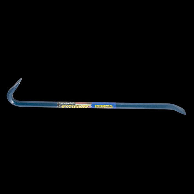 ESTWING Wrecking Bar (600mm x 19mm) with high-quality steel, angled chisel, slotted tip, and comfortable grip for demolition tasks.