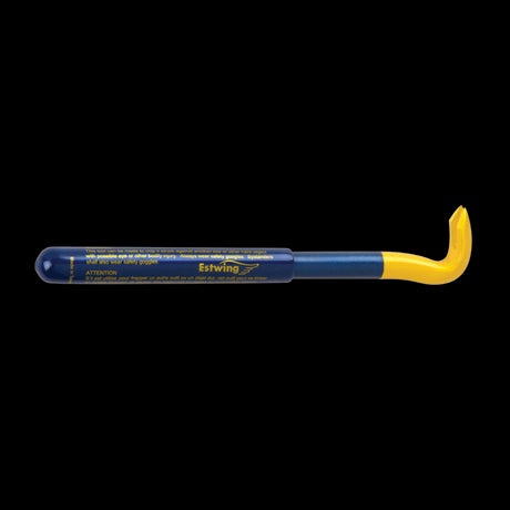 ESTWING 250mm Handy Claw hammer featuring a dual-ended design for efficient nail removal and an ergonomic vinyl grip.