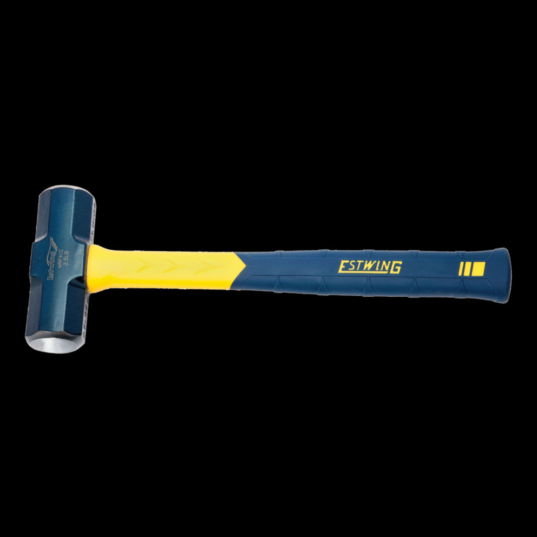 ESTWING 4lb Fiberglass Engineers Hammer with forged steel head and ergonomic handle, ideal for precision in woodworking and construction.