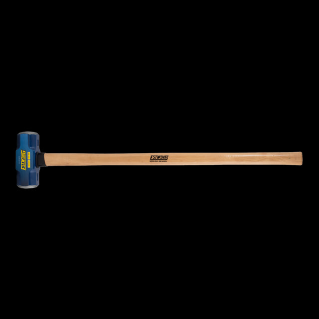 ESTWING 10lb Sledge Hammer with Hickory Handle, ideal for demolition, concrete work, and heavy construction tasks.