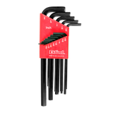 13-piece EKLIND Long Hex Key Set features durable alloy steel tools with rust-resistant finish and convenient holder for organization.