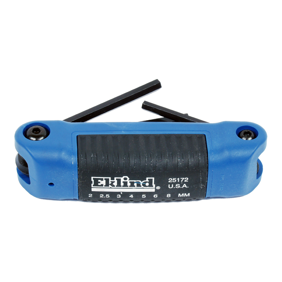 EKLIND Ergo-Fold Hex Key Set (2mm - 8mm) - 7pc
