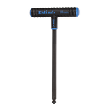 EKLIND Ball End T-Key, 225mm, 10mm tip, durable alloy steel, 30-degree engagement, soft grip for comfort and slip resistance.