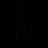 ECONOCUT Straight Bit - 2 Flute - Carbide Tipped - 2 Flute - Carbide Tipped (6mm x 16mm)