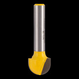 Carbide-tipped ECONOCUT Core Box Bit with 2 flutes, 12.7mm diameter for precise fluting on wood surfaces.