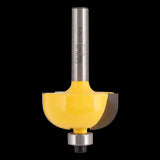 Carbide-tipped ECONOCUT cove bit with ball bearing guide for precise edges, 28.5mm diameter, designed for woodworking.
