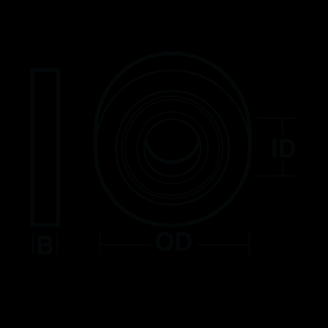 ECONOCUT Ball Bearing Guide, 5mm ID x 16mm OD, ensures smooth cuts in woodworking; lightweight and easy to maintain.