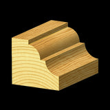ECONOCUT Classical Bit with ball-bearing guide, 2 flute, carbide-tipped for precise decorative moulding in woodworking.