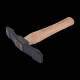 Hickory double scutch hammer with comb slots for precision brick dressing and cleaning, durable and comfortable grip for masonry tasks.