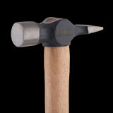 FAITHFULL 16oz Hickory Joiners Hammer featuring a seasoned hickory handle and precision-ground pein for durability and accuracy.