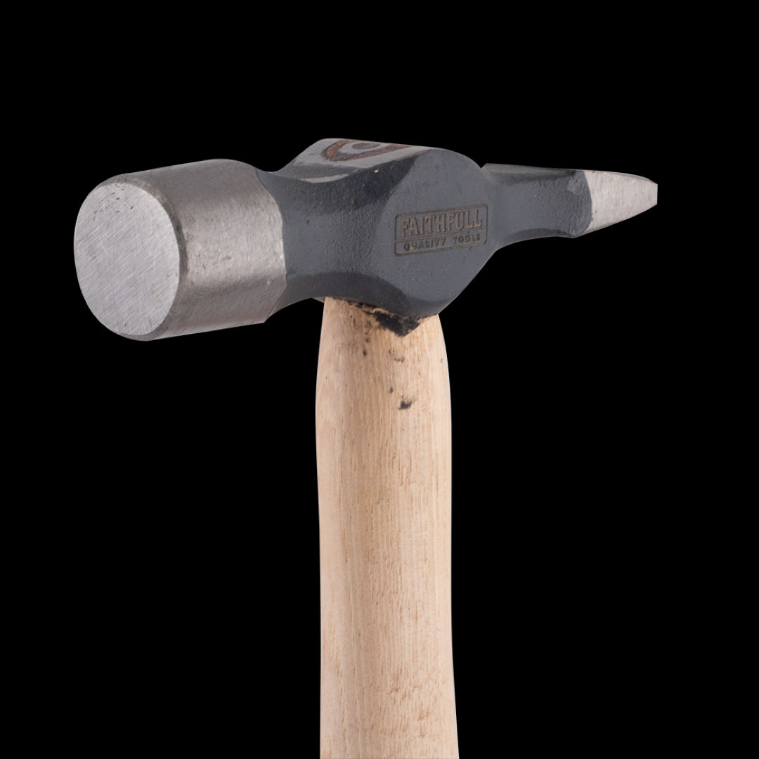 A reliable 8oz hickory joiners hammer, designed for precision and comfort in carpentry tasks.