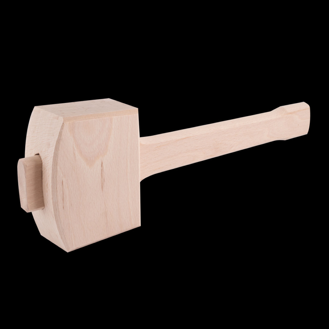 FOOTPRINT Wooden Carpenters Mallet, crafted from premium beechwood for durability, precision, and comfortable use.