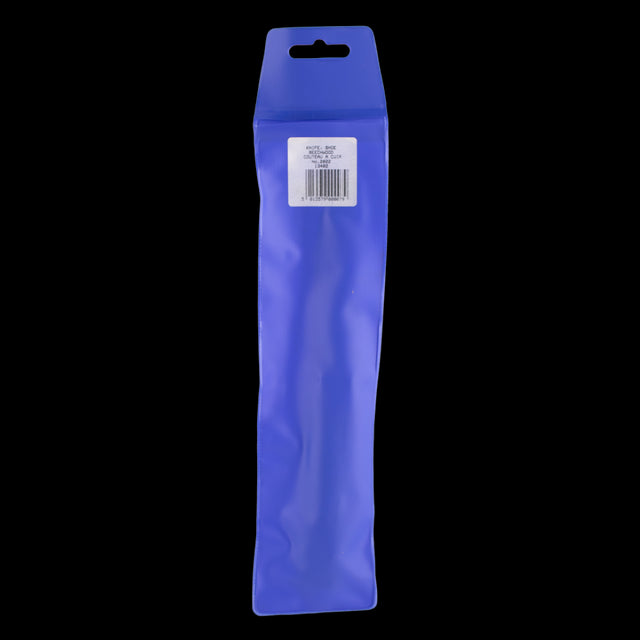 High-quality FOOTPRINT Shoe Knife with a 4.5-inch hardened steel blade and comfortable Beechwood handle for precise cutting.