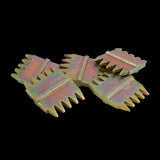 FOOTPRINT 25mm Toothed Scutch Combs and Droves in a 5-pack for precision masonry cutting and shaping of stone and brick.