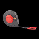 FISCO 20m Satellite Measuring Tape features a durable 'Matt Coat' blade, metric/imperial graduations, and unique end-loop design.