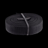 Durable 3.5m black lashing strap with 400kg strength, featuring steel anti-corrosion buckles and eco-friendly materials.