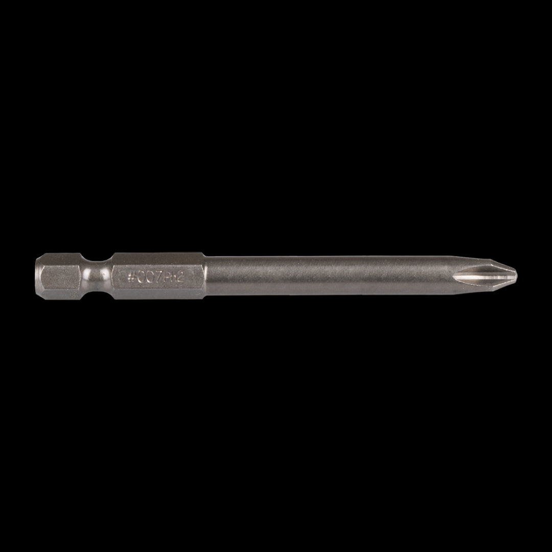 GFB No.2 Phillips Bit - 75mm: High-quality steel bit for precision, torque, and access in tight spaces for various projects.