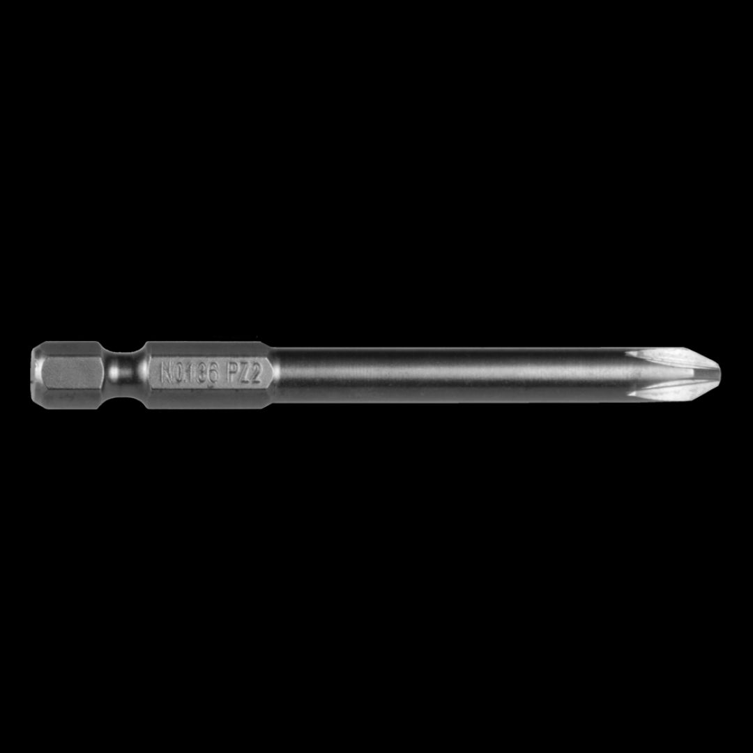 GFB No.2 Pozi Bit - 75mm, a durable screwdriver bit for precise fastening in construction and automotive projects.