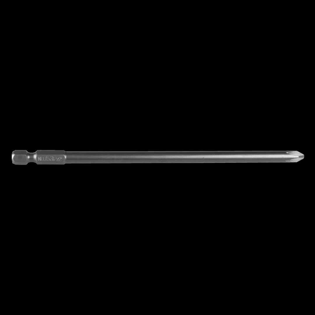 GFB No.2 Pozi Bit - 150mm, a durable screwdriver bit for precision in woodworking and metalworking with extended reach.