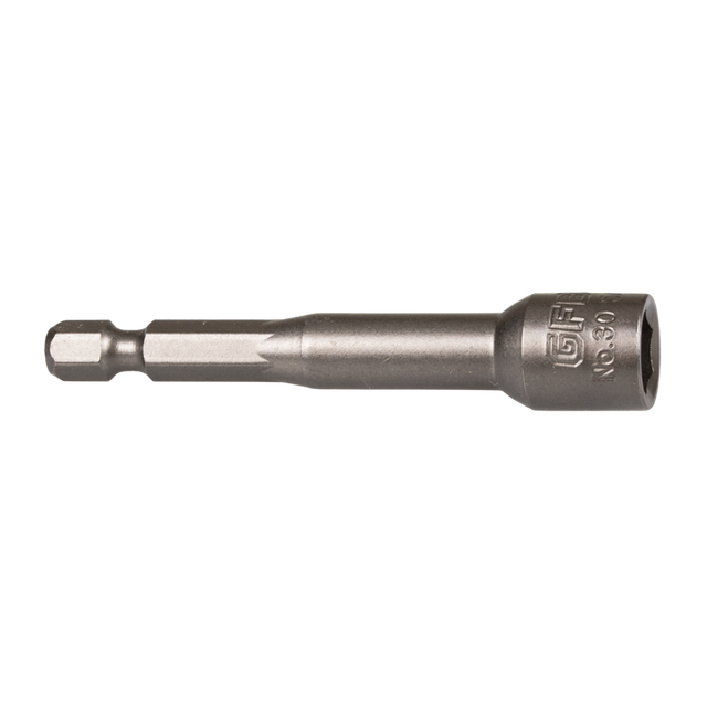 5/16" Magnetic Nutsetter - 65mm, ideal for secure fastening in aviation, automotive, and construction, compatible with power drills.