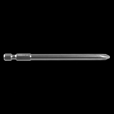 GFB No.2 Phillips Bit - 100mm, durable screwdriver bit for tight spaces; ideal for wood, metal, and plastic applications.