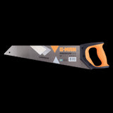 G-MAN 450mm hand saw with ergonomic handle, ideal for cutting laminate and wood, featuring durable diamond ground teeth.