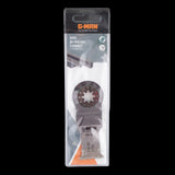 G-MAN Oscillating Saw Blade, featuring a fine BIM design for precise cuts in aluminum and non-ferrous metals.