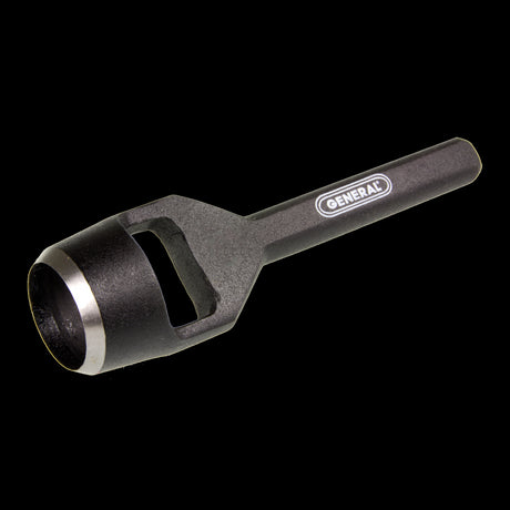 GENERAL 32mm Arch Wad Punch for precision cutting round holes in soft metals like aluminum, brass, and copper.