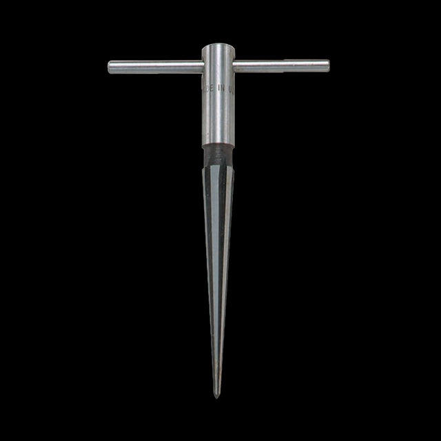 GENERAL Taper Reamer-T Handle with ergonomic grip for precise hole enlargement in various materials including metal and wood.