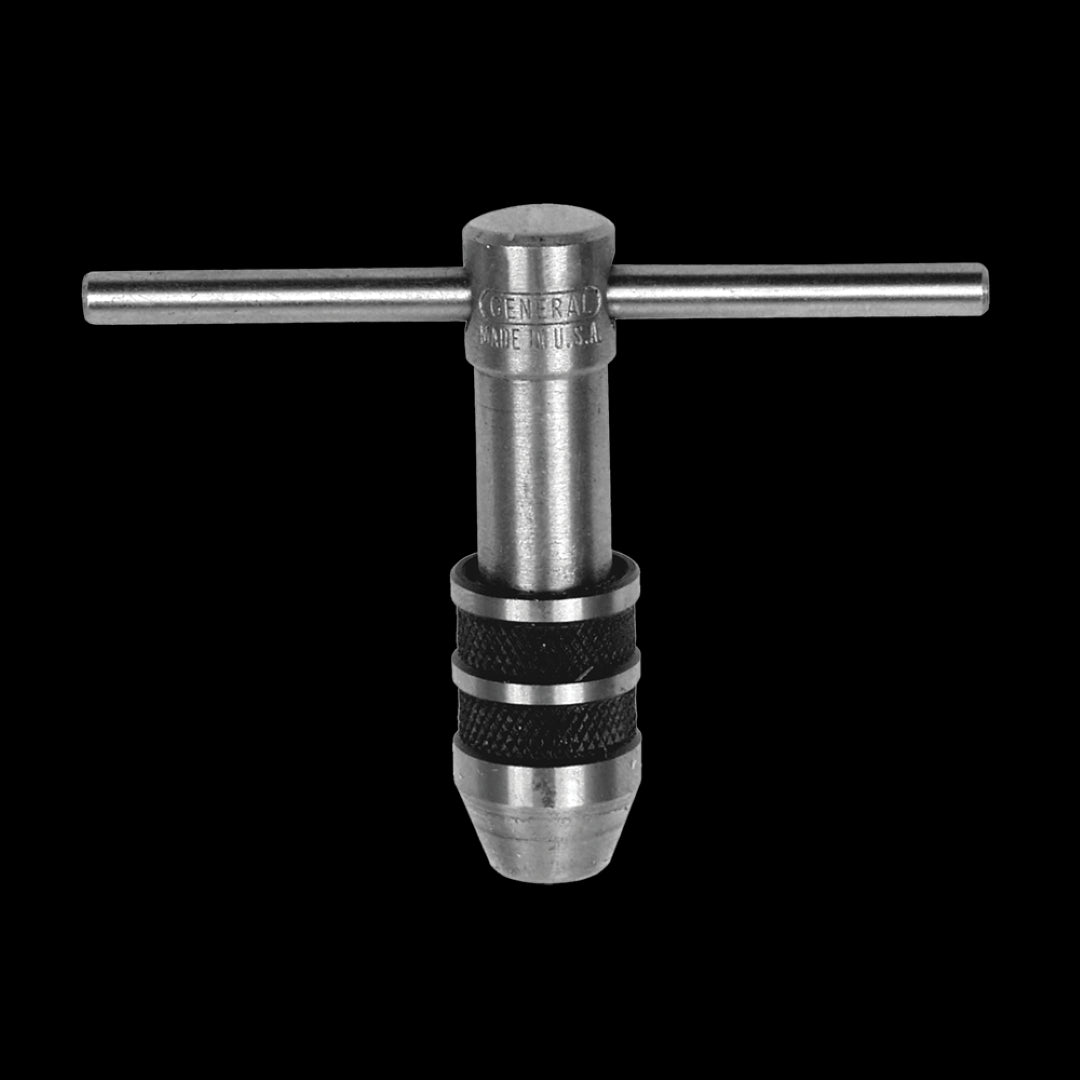 GENERAL Plain Tap Wrench: Precision tool for threading, with self-centering jaws and T-Handle for maximum leverage and grip.