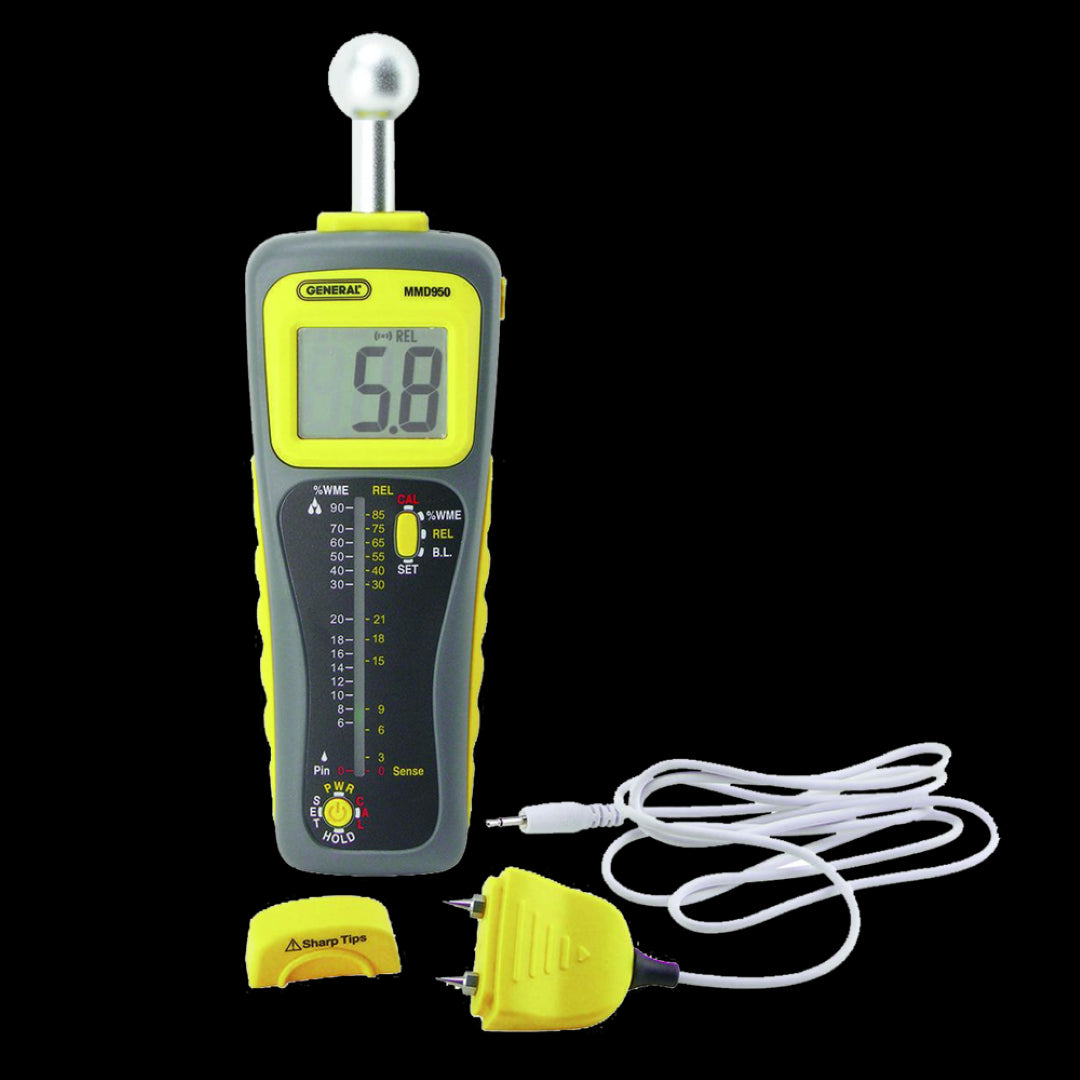 GENERAL Pin/Pinless Moisture Meter