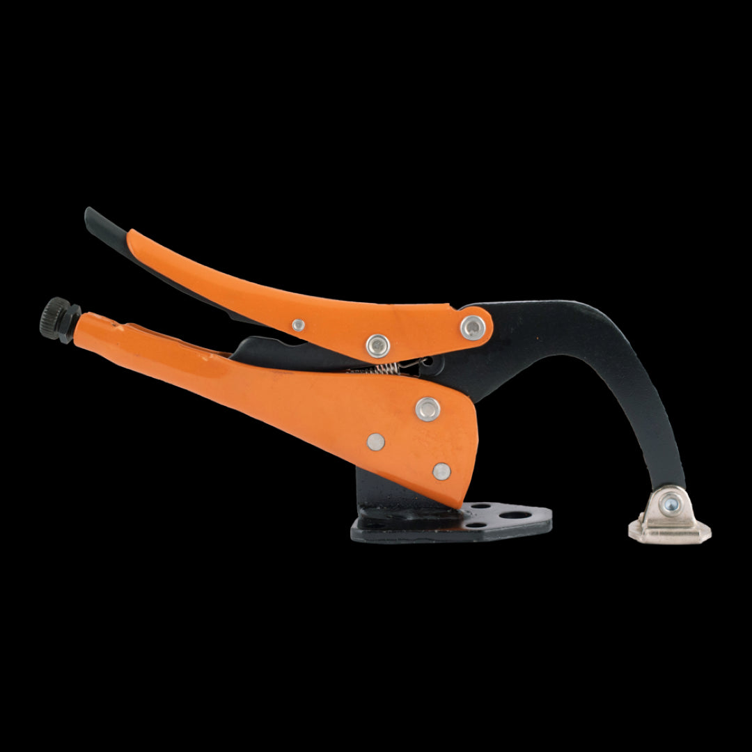 GRIP-ON 280mm Table C-Clamp featuring adjustable jaw, ergonomic design, and corrosion-resistant forged steel for versatile clamping.