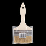 HAYDN 100mm Chip Brush with flat bristles and ergonomic wooden handle, ideal for precise solvent application in projects.