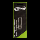 HAYDN 14mm Corner Scraper Blade with tungsten carbide tip, ideal for precision scraping in hard-to-reach wooden corners.