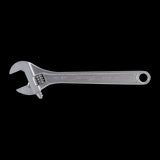 IREGA Adjustable Wrench showcasing chrome alloy steel durability, ergonomic handle, and precise jaw for superior grip and adjustments.