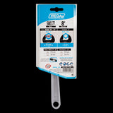 IREGA Super Wide Opening Adjustable Wrench, 200mm long, 39mm jaw capacity, lightweight and versatile for tight spaces.