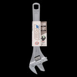 IREGA Reversible Jaw Adjustable Wrench features a durable Chrome Vanadium Steel design, ideal for larger nuts and pipes.