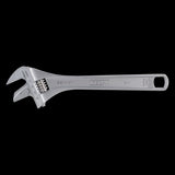 IREGA Reversible Jaw Adjustable Wrench, 250mm, versatile Chrome Vanadium tool with double scale and ergonomic design for larger nuts.