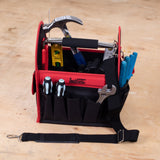 JACKMAN Carry Handy Tools Organiser with 14 inside, 16 outside pockets, adjustable strap, and sturdy handle for efficient tool storage.