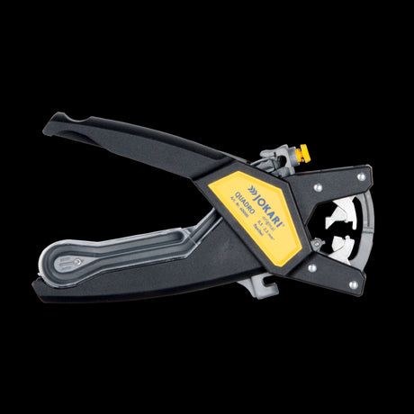JOKARI Wire Stripper & Crimper: versatile, lightweight tool for cutting, stripping, twisting, and crimping wires from 20AWG to 14AWG.