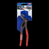 High-tech 180mm KNIPEX Cobra® water pump pliers with 18 adjustment positions and self-locking grip for superior control.