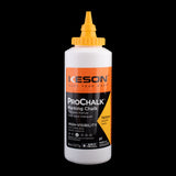 High visibility yellow marking chalk in a 227g bottle, perfect for precise outdoor marking in various applications.