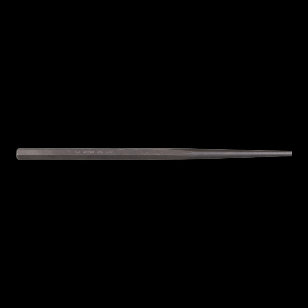 MAYHEW Long Taper Line-Up Punch, 400mm x 5/16", made from S-2 steel, designed for precise alignment and durability.