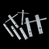 MELCO 7pc tube spanner set with hexagonal ends and 3 T-bars, designed for mechanics and DIY enthusiasts.