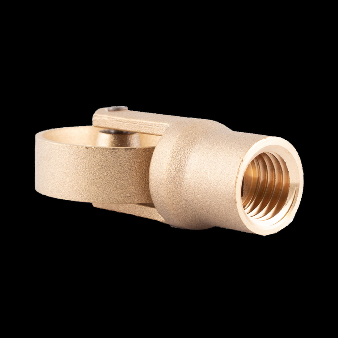 BAILEY Drain Clearing Wheel: a brass tool designed for removing blockages in pipes with Lockfast joint for secure attachment.