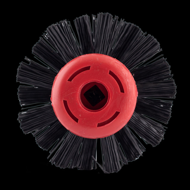 BAILEY 100mm Drain Cleaning Brush with polypropylene bristles, ideal for drains and chimneys, featuring a Lockfast joint.