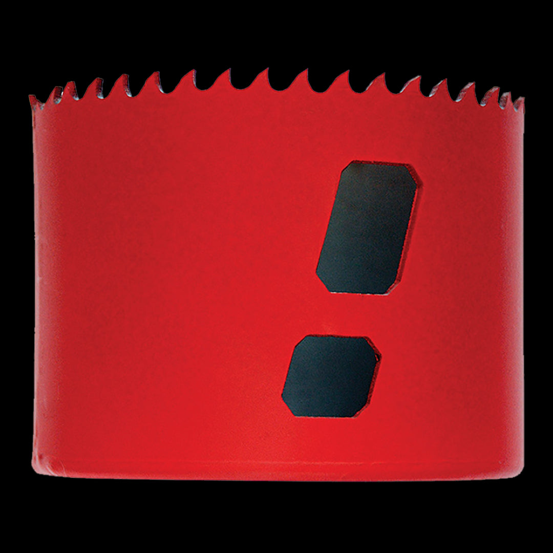 MORSE 54mm Bi-Metal Hole Saw with patented design for precision cutting through wood, metals, and plastics, ensuring smooth performance.